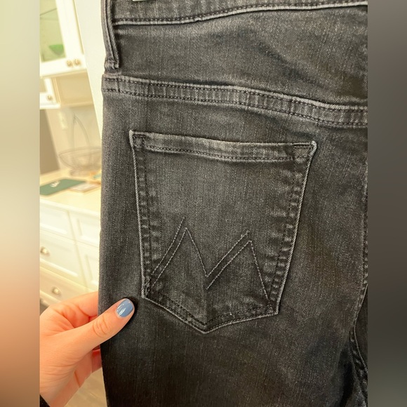 MOTHER Jeans Black Crop Flare size 29 - Picture 3 of 8